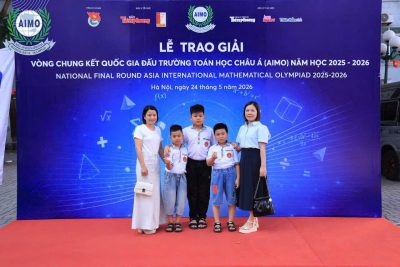 TỰ HÀO TRƯỜNG TIỂU HỌC GIAO PHONG: THÀNH TÍCH RỰC RỠ TẠI ĐẤU TRƯỜNG TOÁN HỌC CHÂU Á (AIMO) NĂM HỌC 2025 – 2026